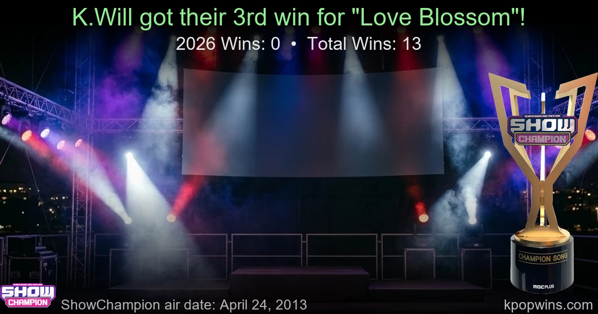 K.Will - Love Blossom